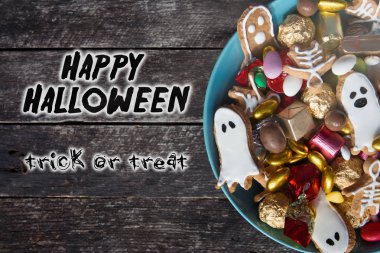 Ya parani ya canini - Halloween Jack o fener şeker kase 