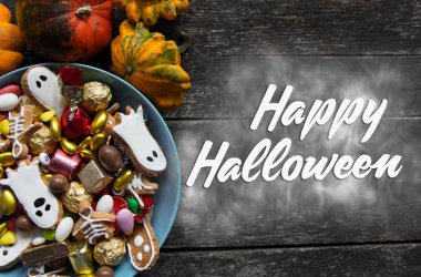 Ya parani ya canini - Halloween Jack o fener şeker kase 