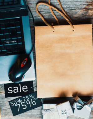 Online alışveriş kavramı. Cyber Pazartesi