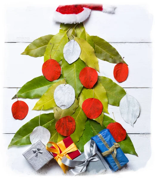 スタイル メリー クリスマスと幸せな新年カード — ストック写真
