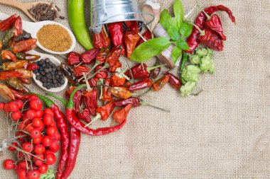 Acı biber her türlü. Biber biber arka plan 