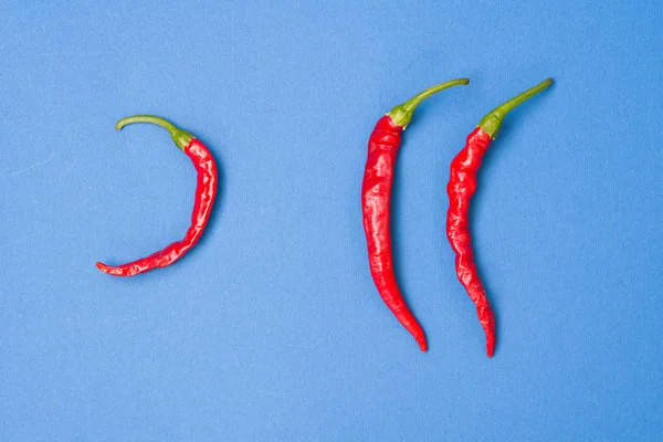 Všechny Druhy Pálivé Papriky Chili Pepper Pozadí — Stock fotografie