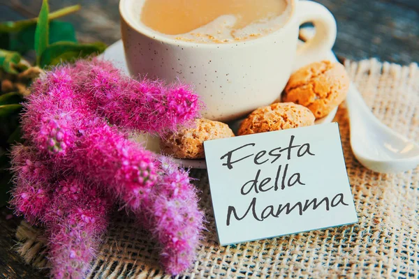 Festa Della Mamma Hari Ibu Pada Italia — Stok Foto