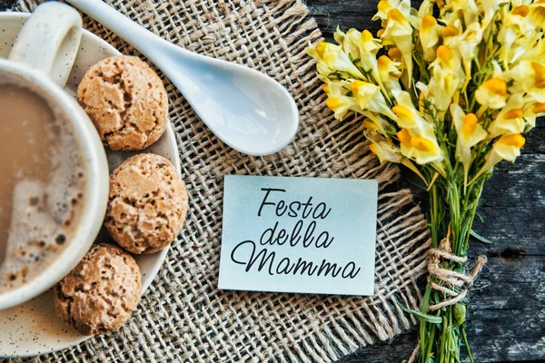 Festa Della Mamma Día Madre Italiano — Foto de Stock