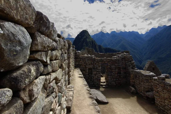La città Inca di Machu Picchu — Foto Stock