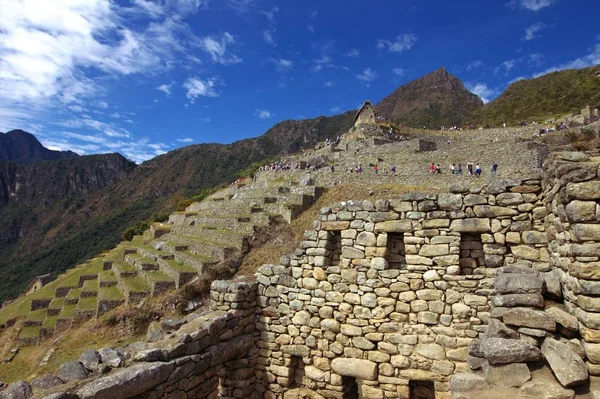 A cidade inca de Machu Picchu — Fotografia de Stock