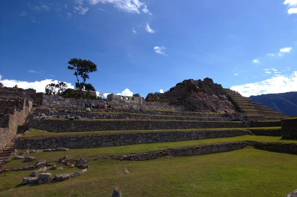 La ciudad inca de Machu Picchu — Foto de Stock