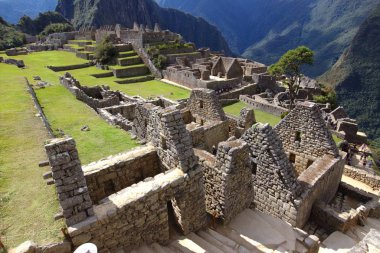 Machu Picchu Inca şehir 