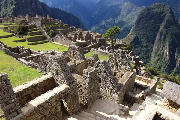 La ciudad inca de Machu Picchu — Foto de Stock