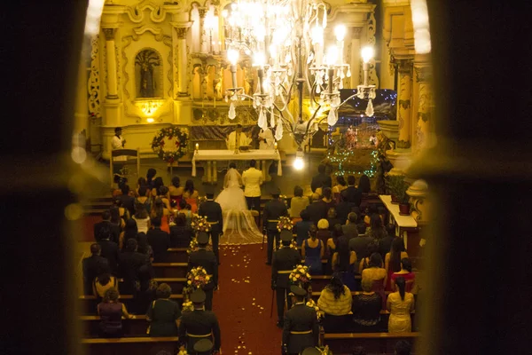 Celebração de casamento no Peru — Fotografia de Stock