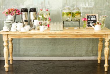 Düğün masa ve gıda