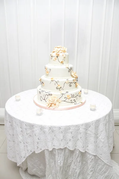 Wedding table and food — Stock Photo, Image