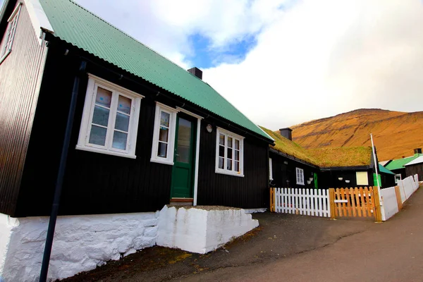 La natura delle Isole Faroe nell'Atlantico settentrionale — Foto Stock