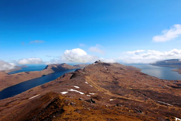 Faroe Adaları Kuzey Atlantik'teki doğası — Stok fotoğraf