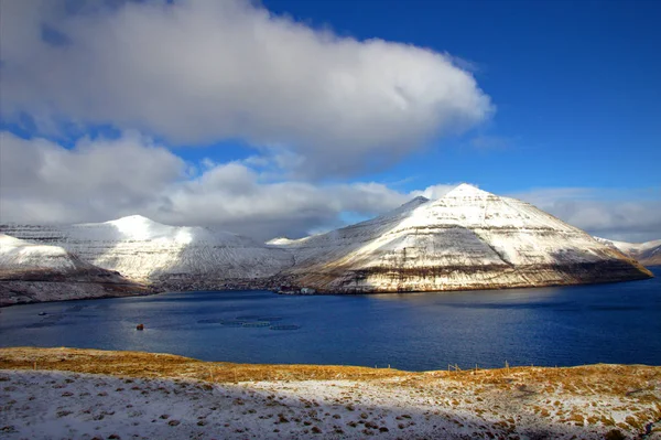 Faroe Adaları Kuzey Atlantik'teki doğası — Stok fotoğraf