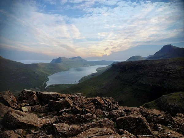 La nature des îles Féroé dans l'Atlantique Nord — Photo