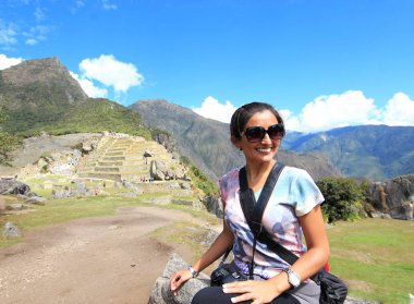 Turist olarak Inca şehir, Machu Picchu 