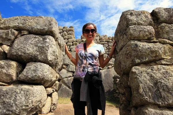 Turist olarak Inca şehir, Machu Picchu 