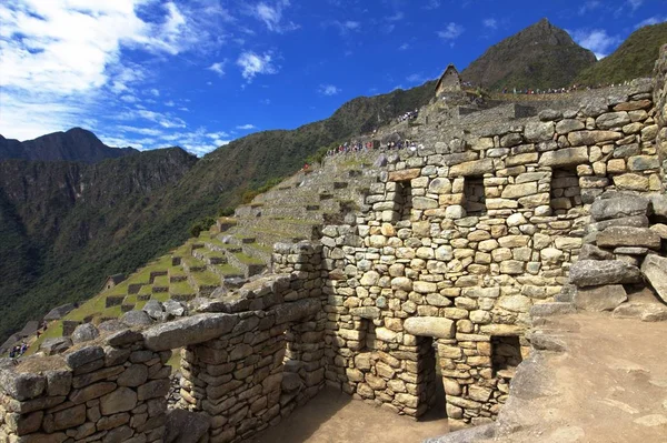 A cidade inca de Machu Picchu — Fotografia de Stock