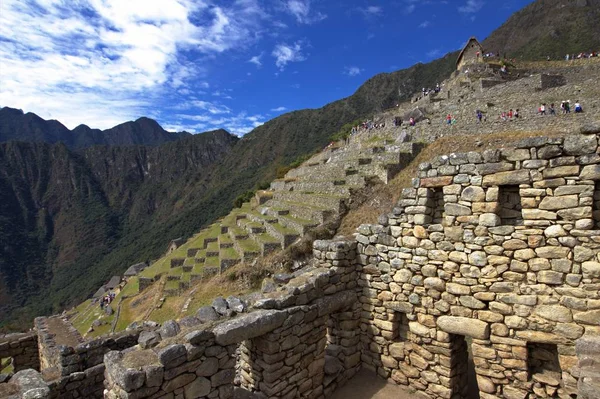 Город инков Мачу-Пикчу — стоковое фото
