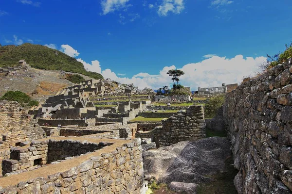 La ciudad inca de Machu Picchu — Foto de Stock