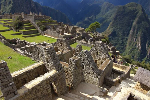 Die Inka-Stadt Machu Picchu — Stockfoto