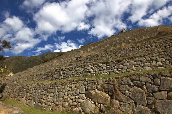 La ciudad inca de Machu Picchu — Foto de Stock