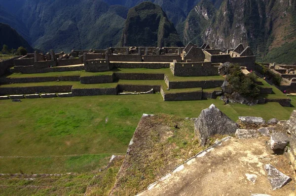 Inca město Machu Picchu v Peru — Stock fotografie