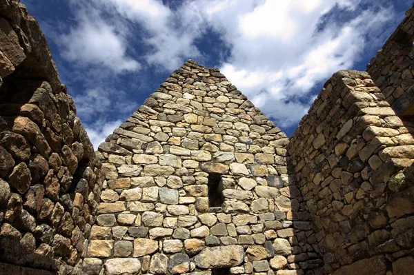 La ciudad inca de machu picchu en perú — Foto de Stock