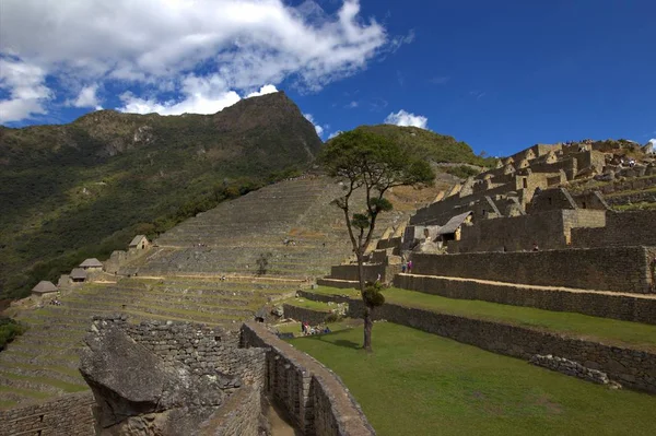 Η Inca πόλη του machu picchu στο Περού — Φωτογραφία Αρχείου