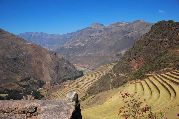 페루에 있는 마추 픽추라는 도시 — 스톡 사진