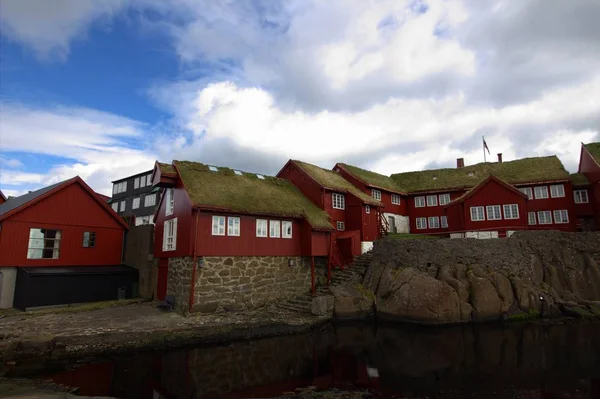 La ciudad de Torshavn en las Islas Feroe — Foto de Stock