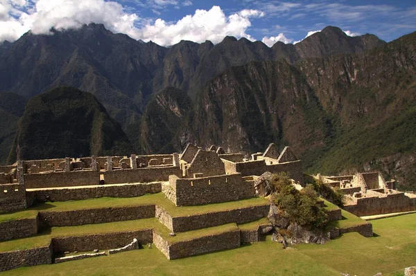 La ciudad inca de Machu Picchu — Foto de Stock