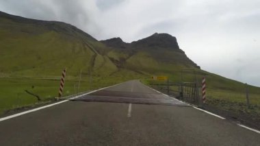 Faroe Adaları Kuzey Atlantik'te yol işkembe 