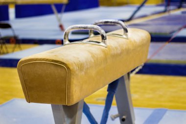 Bir spor salonu jimnastik donanımları 