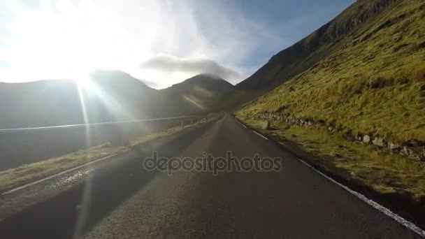 Die Natur der färöischen Inseln — Stockvideo