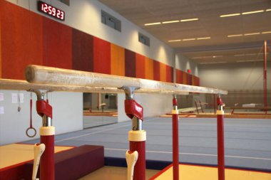 Bir Jimnastik Kulübü jimnastik ekipmanları