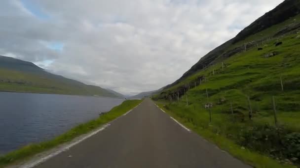 El campo en las Islas Feroe — Vídeo de stock