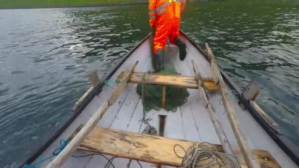 Pesca en el campo — Vídeos de Stock