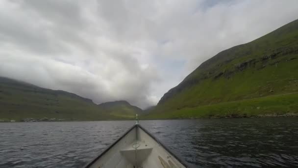 Fishing in the countryside — Stock Video