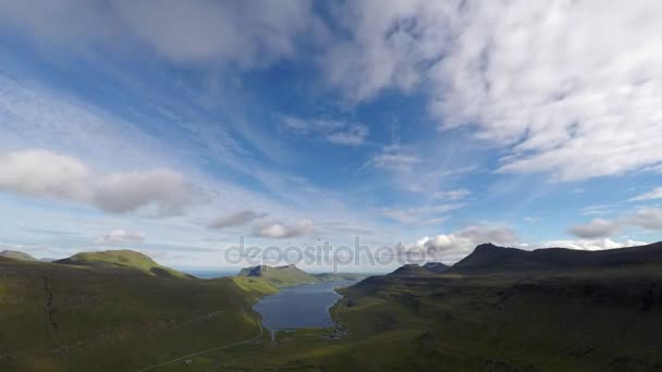 Příroda na Faerských ostrovech — Stock video