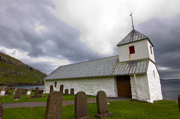 Faroe Adaları doğası — Stok fotoğraf