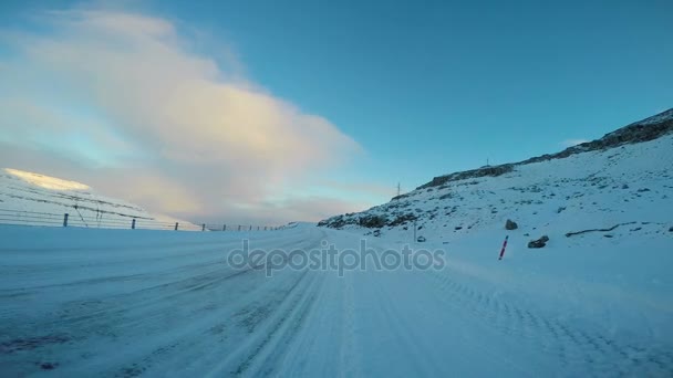 Kış Günü Kuzey Atlantik — Stok video