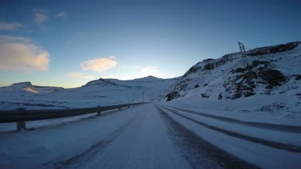 Kışın Kuzey Atlantik — Stok video