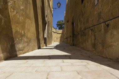 Malta 'daki antik Mdina kalesi. 