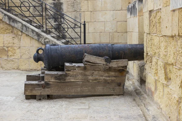 World War Military Fort Canons Malta — Stock Photo, Image