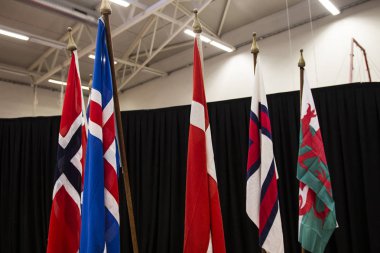 Faroe Adaları'nda bir jimnastik Merkezi jimnastik donanımları 