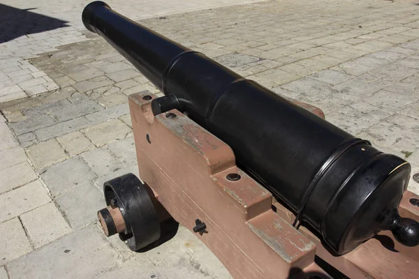 第二次世界大戦 マルタの軍事要塞と大砲 — ストック写真