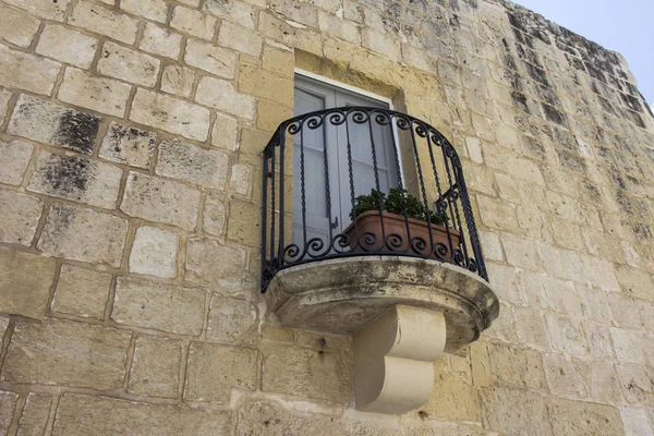 Una Vieja Puerta Castillo Mdina Malta —  Fotos de Stock