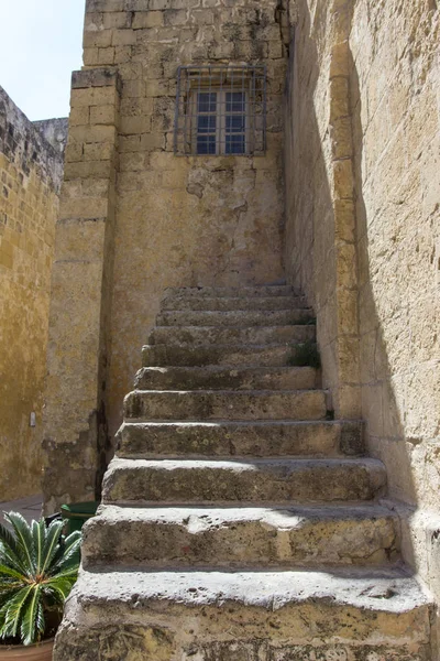 Una Vieja Puerta Castillo Mdina Malta —  Fotos de Stock